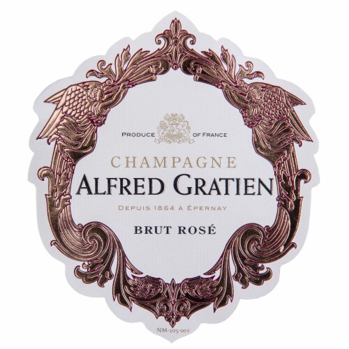 Alfred Gratien Brut Rose Champagne France Sparkling Wine Perspective: back