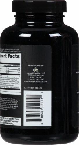 Ancient Nutrition KetoFIRE Ketone Activator Caffeine Free Capsules Perspective: back