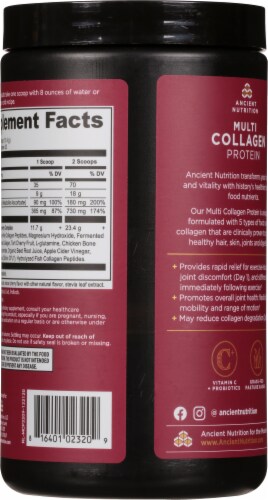 Ancient Nutrition Rest + Recovery Multi Collagen Protein Perspective: back