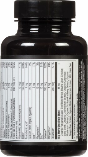 Ancient Nutrition Men's Once Daily Vitamin Capsules Perspective: back