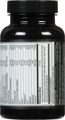 Ancient Nutrition Ancient Multi's Immune Support Capsules Perspective: back