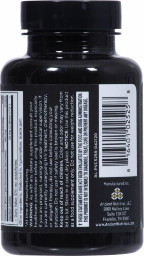 Ancient Nutrition Ancient Nutrients Vitamin C plus Probiotics Capsules Perspective: back