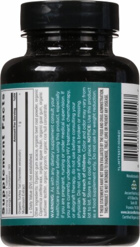 Ancient Nutrition Organic Turkey Tail Dietary Supplement Perspective: back