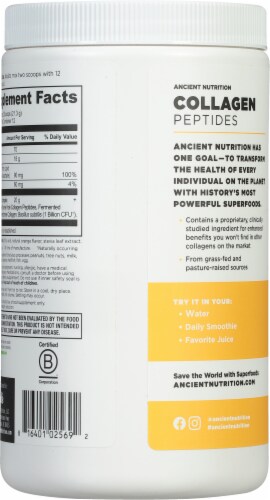 Ancient Nutrition Orange Flavor Collagen Peptides Dietary Supplement Perspective: back