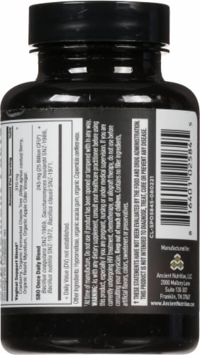 Ancient Nutrition SBO Probiotic Supplement Perspective: back