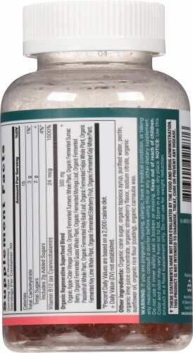 Ancient Nutrition Strawberry Apple Organic Herbal Cider Vinegar Gummy Perspective: back