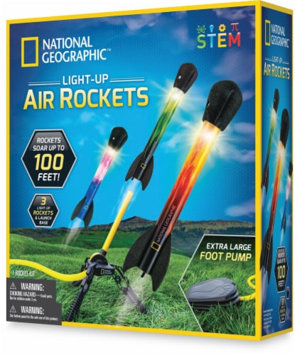 National Geographic Light Up Air Rocket Kit Perspective: back