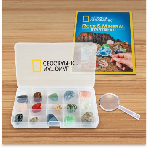 National Geographic™ Rock + Mineral Starter Kit Perspective: back