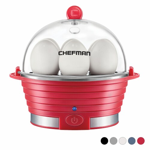 Chefman Electric Egg Cooker Boiler - Red, 1 ct - Fry's Food Stores