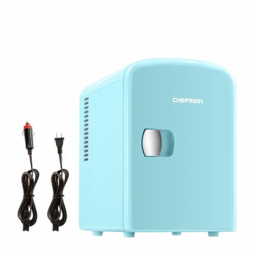 Chefman Mini Portable Personal Fridge - Blue, 1 ct - Metro Market