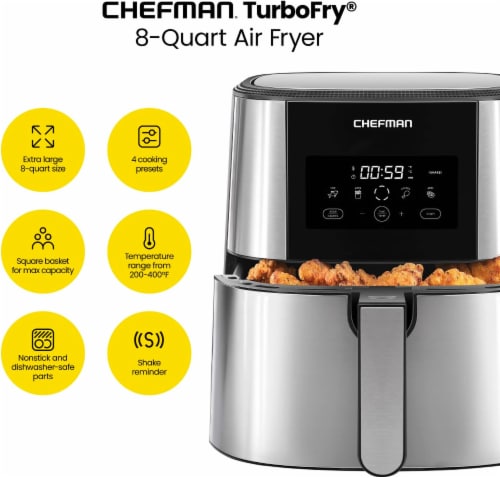 Chefman TurboFry 2-Qt. Air Fryer Black