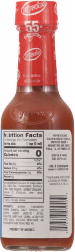 El Yucateco® Chile Habanero Hot Sauce Perspective: back