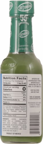 El Yucateco® Green Habanero Hot Sauce Perspective: back