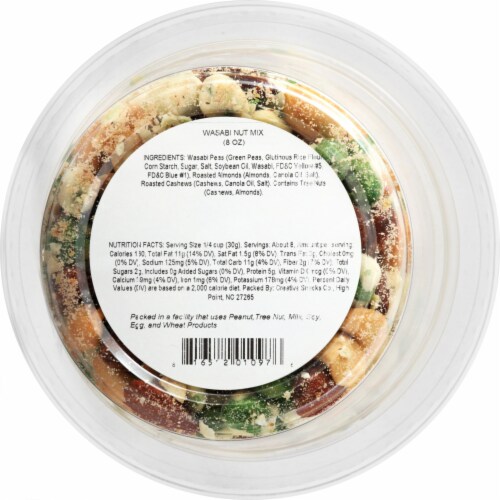 Creative Snacks Co. Wasabi Nut Mix Perspective: back