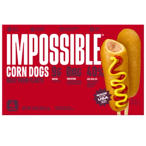 Impossible™ Corn Dogs Meat From Plants Perspective: back