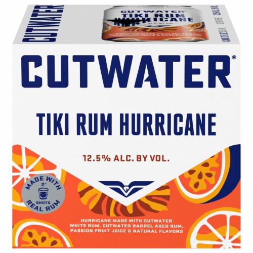 Cutwater Tiki Rum Hurricane Perspective: back