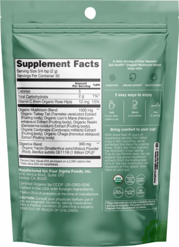 Four Sigmatic® Defend Mushroom Blend Mix Perspective: back