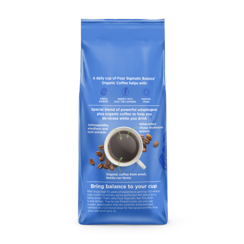 Four Sigmatic Adaptogen Ground Coffee Perspective: back