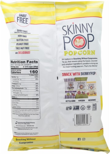 Skinny Pop® White Cheddar Popcorn Perspective: back