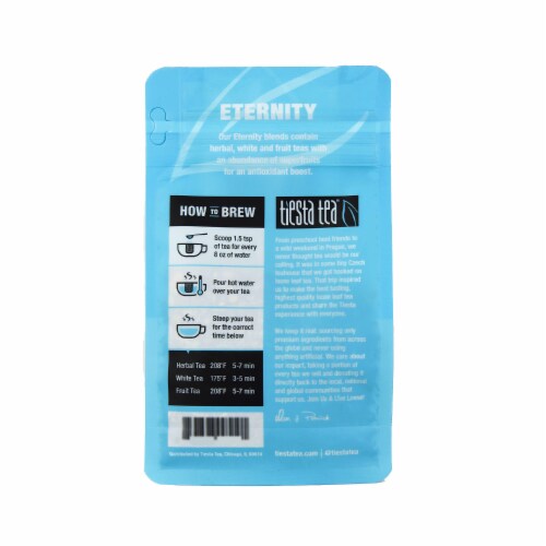 Tiesta Tea Eternity Citrus Detox Loose Leaf Tea Perspective: back
