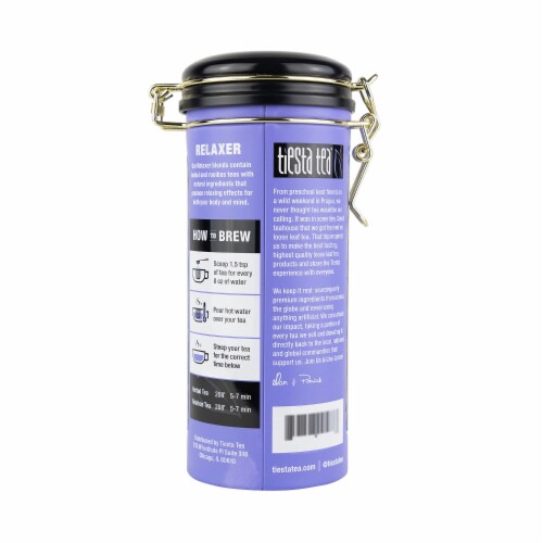 Tiesta Tea Relaxer Mango Dreamzzz Mango Chamomile Herbal Tea Perspective: back