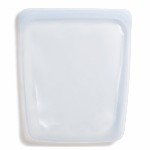 Stasher® Reusable Silicone Storage Bag - Clear Perspective: back