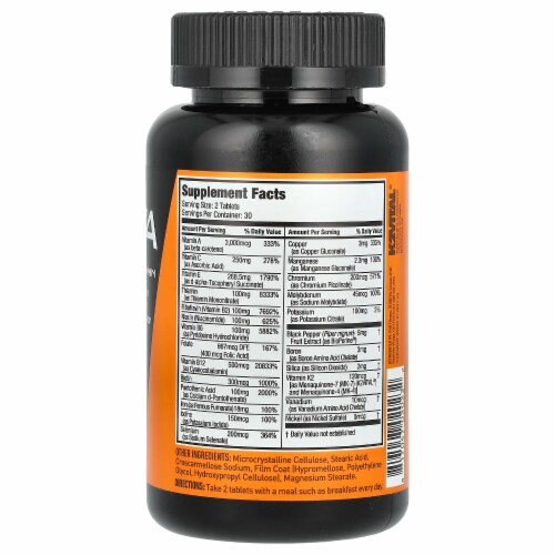 JYM Supplement Science Vita Multi-Vitamin - 60 Tablets Perspective: back