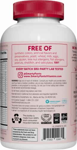 SmartyPants® Masters Complete Women's 50 Plus Multivitamin Gummies Perspective: back