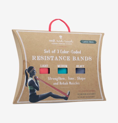 Oak and Reed Set of 3 Resistance Bands Perspective: back