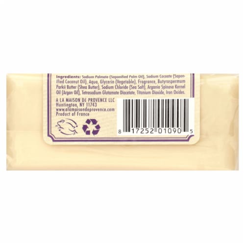 A La Maison de Provence Hand & Body Bar Soap Rose Lilac - 8.8 oz (250 g) Perspective: back
