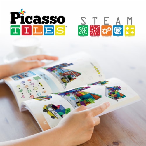 PicassoTiles Idea Book with More Than 110 Pages of Ideas Perspective: back