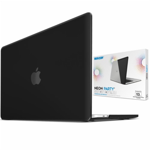 iBenzer Laptop Case for MacBook Pro Touch Bar & Non-Touch Bar - Black Perspective: back
