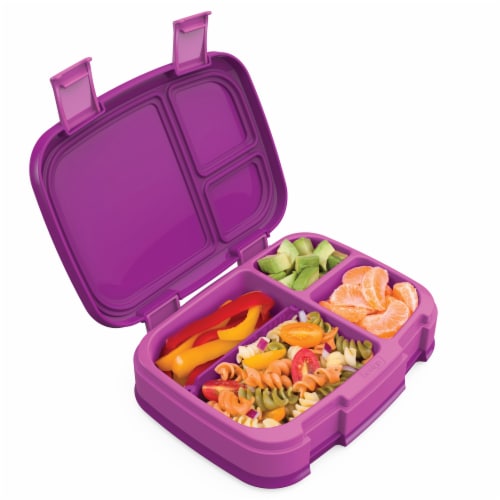 Bentgo Fresh Leak-Proof & Versatile Compartment Lunch Box - Purple Perspective: back