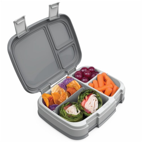 Bentgo Classic AlI-In-One Stackable Lunch Box- Gray - Shop Lunch