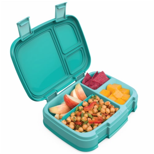 Bentgo Fresh Bento Box - Turquoise Perspective: back