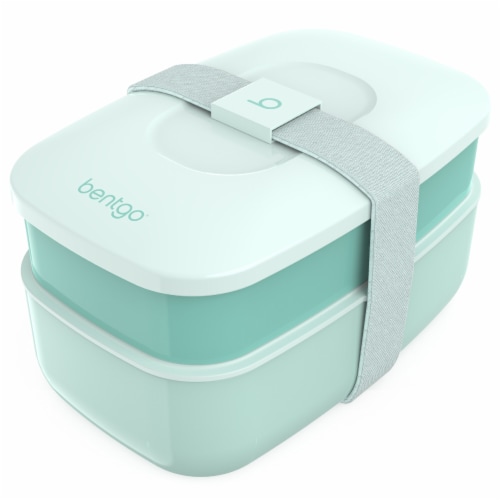 Bentgo® Classic On-The-Go Food Container - Coastal Aqua Perspective: back