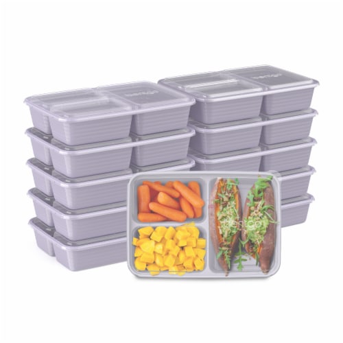 Bentgo® Meal Prep Compartments - Lilac Perspective: back