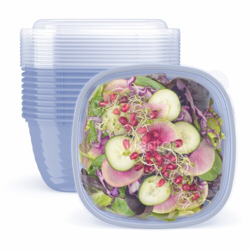Bentgo® Food Storage Bowl - Periwinkle Perspective: back