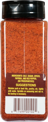 Angelo's® Bar-B-Que Pork Seasoning Perspective: back