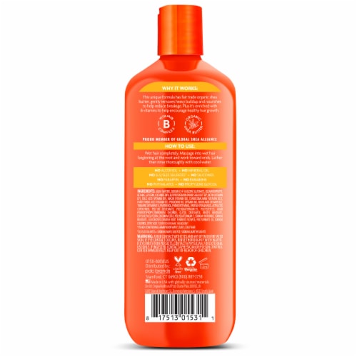 Cantu® Sulfate Free Shea Butter Cleansing Cream Shampoo Perspective: back