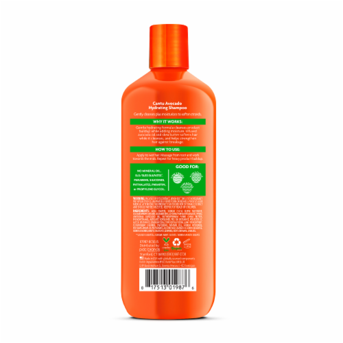 Cantu® Avocado Hydrating Shampoo Perspective: back