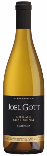 Joel Gott Barrel Aged Chardonnay White Wine Bottle