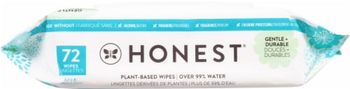 Honest® Fragrance Free Baby Wipes Perspective: back