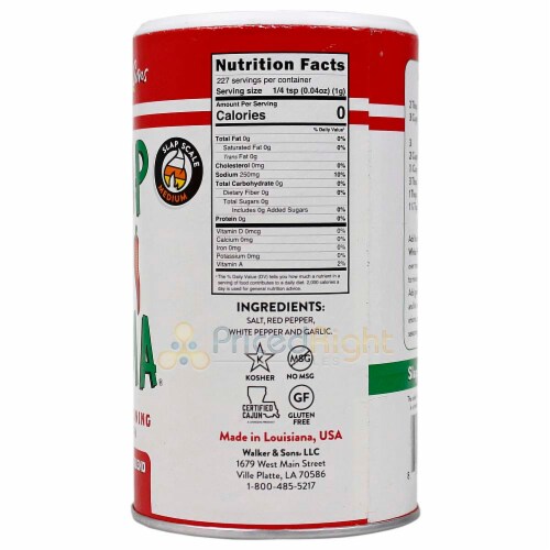 Slap Ya Mama® White Pepper Blend Seasoning Perspective: back