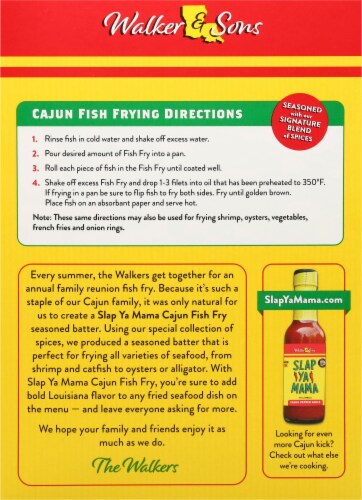 Slap Ya Mama® Cajun Fish Fry Perspective: back