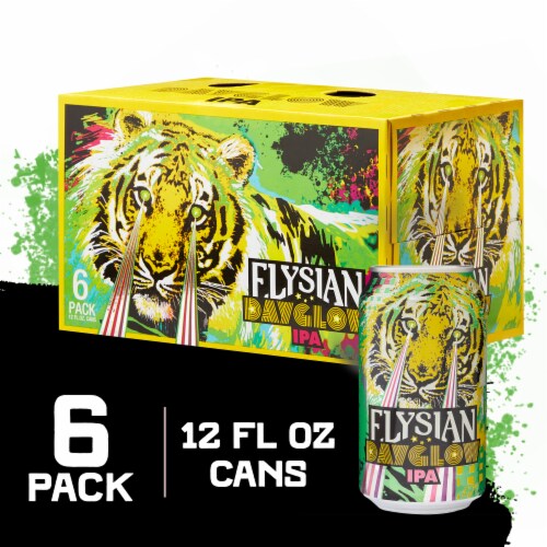 Elysian Dayglow IPA Craft Beer Perspective: back