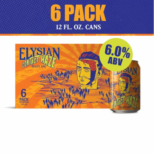 Elysian Brewing Contact Haze Hazy IPA Perspective: back