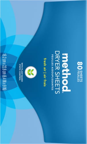 Method Fresh Air Dryer Sheets Perspective: back