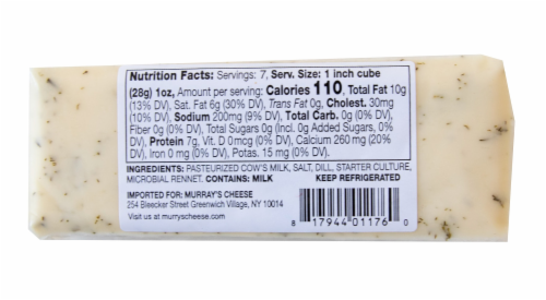 Murray's® Dill Havarti Cheese Perspective: back