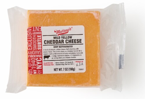 Murray’s® Mild Yellow Cheddar Cheese Block Perspective: back